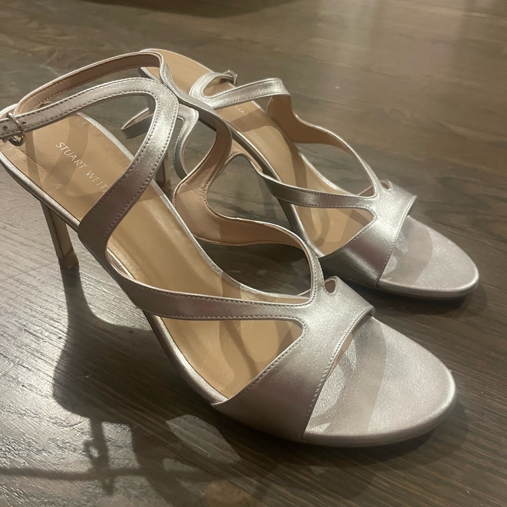 Stuart Weitzman Silver Women's Heels